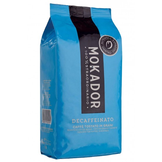 Decaffeinated Premium Coffee Beans Mokador Decaffeinato 
