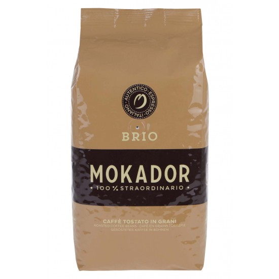 Premium coffee beans Mokador BRIO 